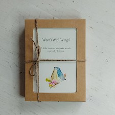 'Words With Wings' Hand Made Keepsake Booklet Set